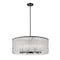 Z-Lite Glacier Chandelier, 10-Light, 26.75 In.W x 11 In.H, Matte Black/Clear 1943P26-MB - alternate 3